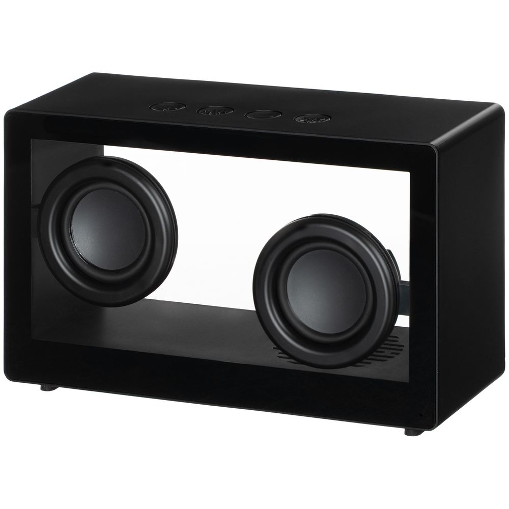 Bluetooth-колонка со светомузыкой Sensofonic, черная-2