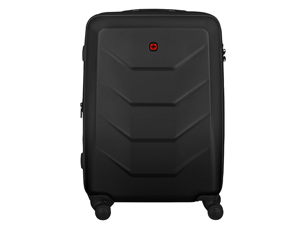 Чемодан WENGER Prymo, чёрный, средний, 45х65х26 см, 59 л, ABS+PC-1