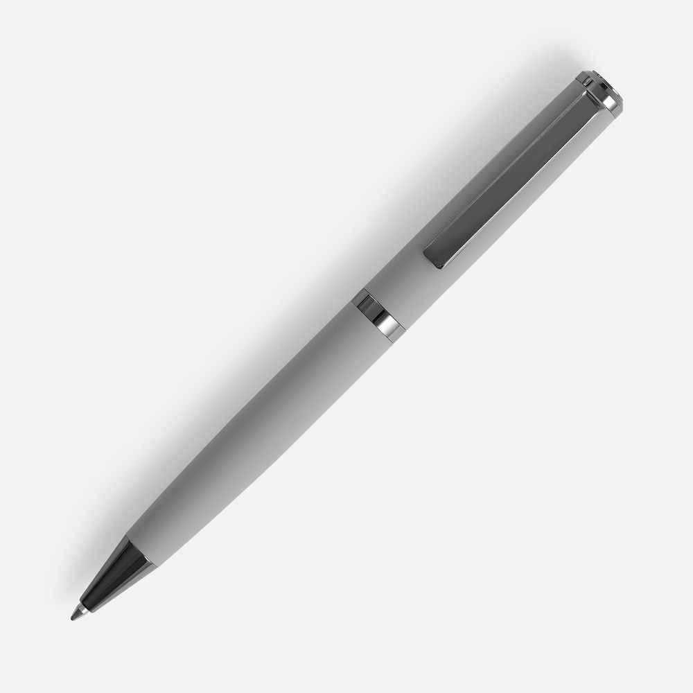 Ручка шариковая Inkish Gunmetal в футляре, серая-2