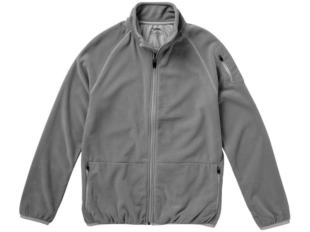 Куртка Drop Shot из микрофлиса мужская, серый-3