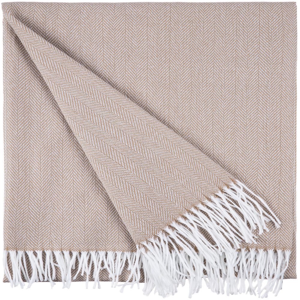 Плед «Гирвас», бежевый-0