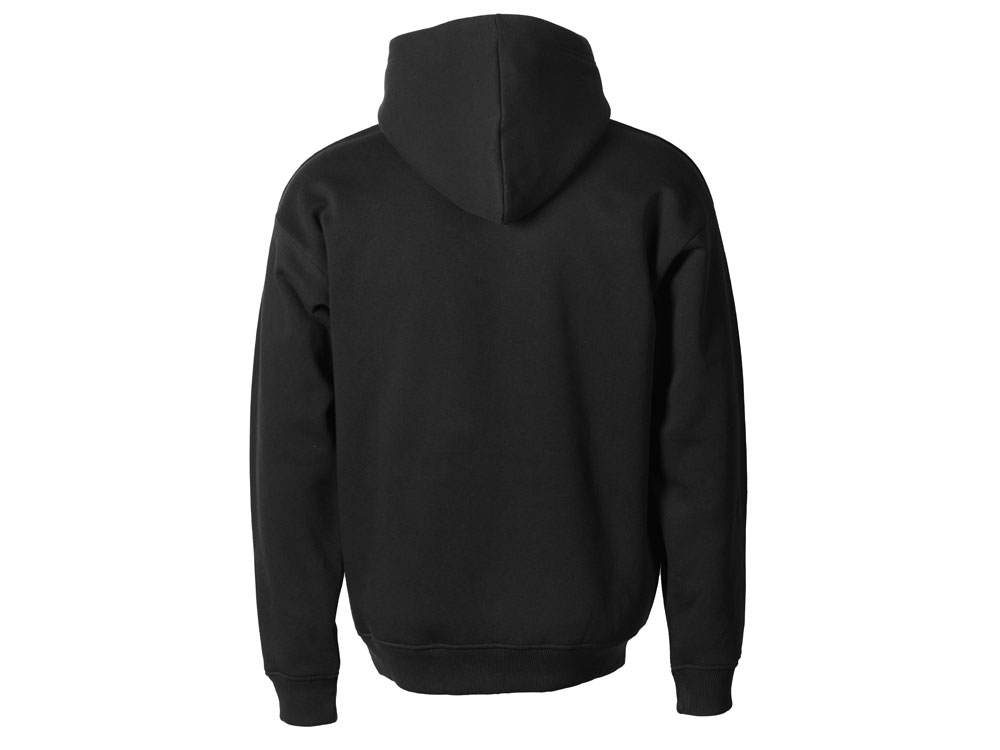 Толстовка с капюшоном оверсайз Berlin унисекс, черный-9