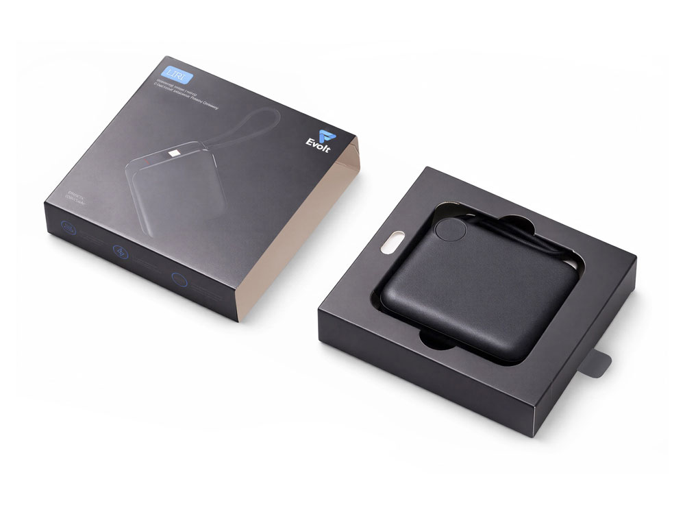 Внешний аккумулятор со встроенным кабелем Liri, QC/PD, 10000 мАч, черный-9