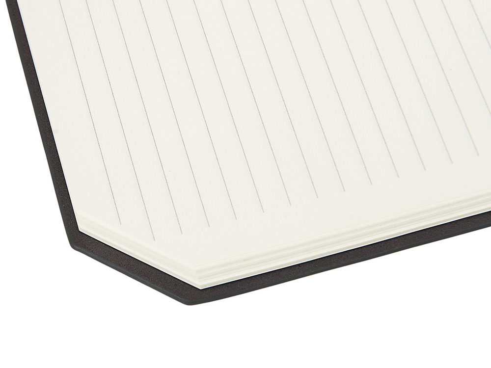 Блокнот А5 в гибкой обложке Chaplin, серый-9