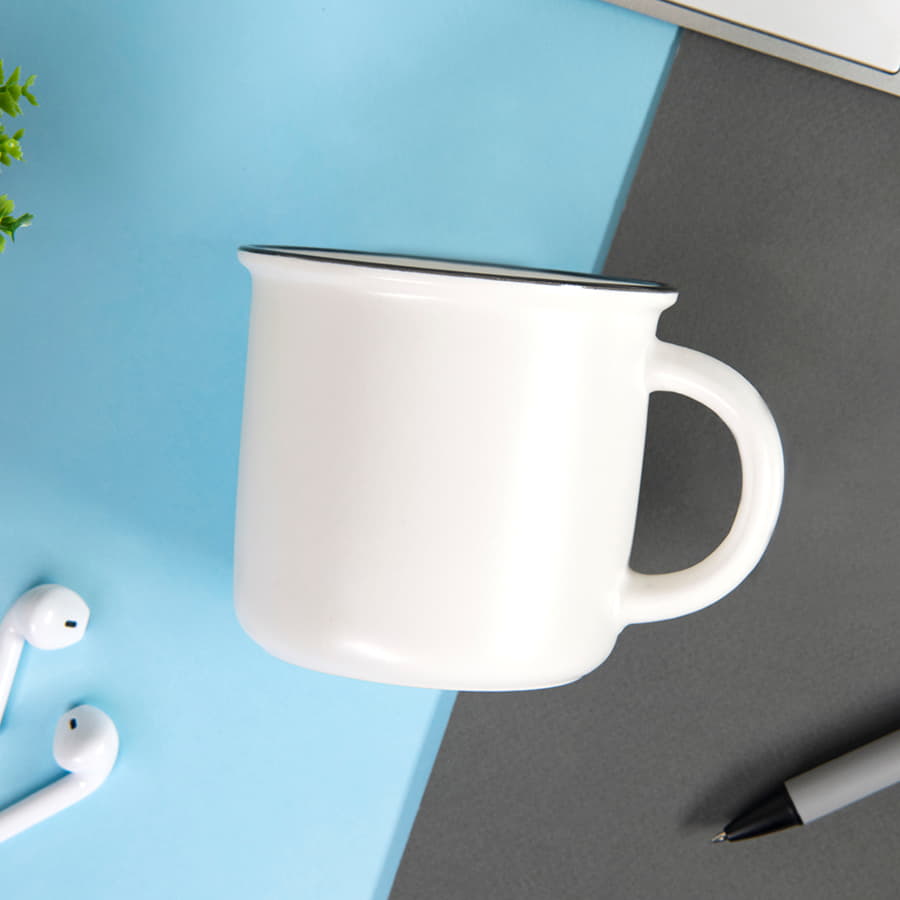 Кружка MATTI, белый, черный-5