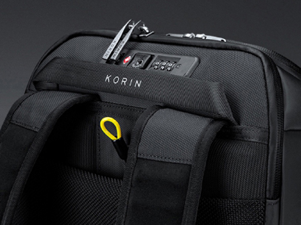 Атикражный рюкзак FlipPack для ноутбука 15.6, черный-6