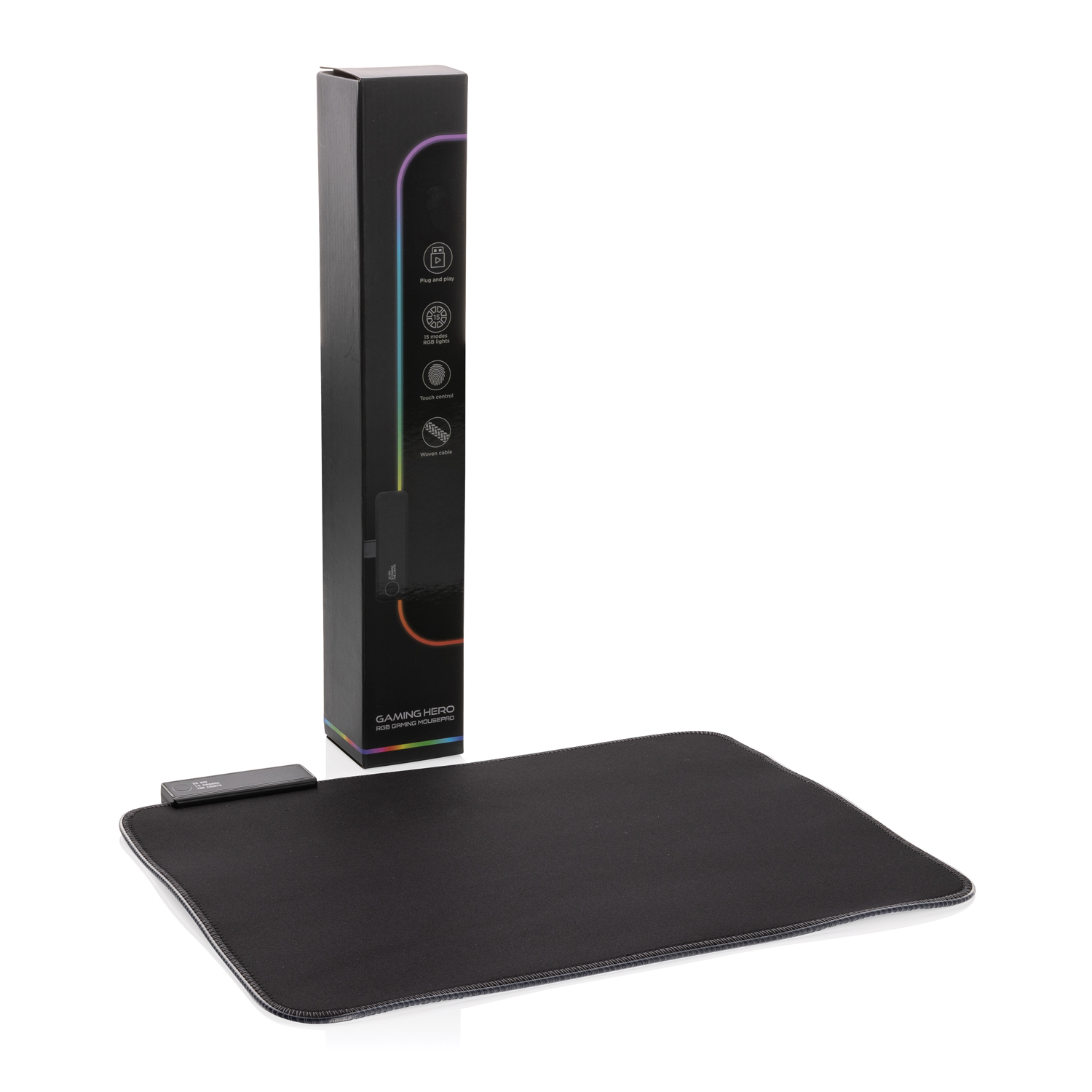 Игровой коврик для мыши с RGB-подсветкой-2