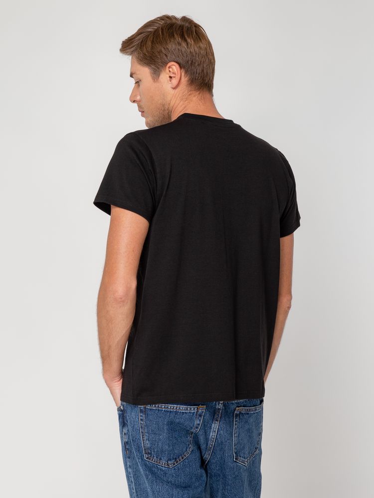 Футболка мужская T-bolka Stretch, черная-4