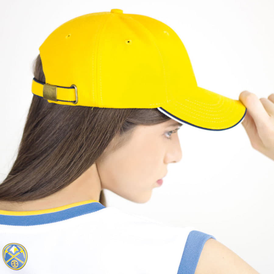 Бейсболка PILOT PIPING SANDWICH, 6 клиньев, металлическая застежка, черный, белый-2