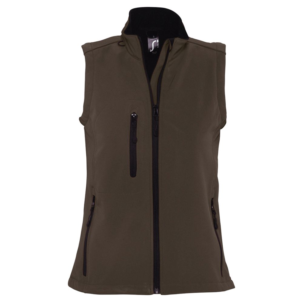 Жилет женский софтшелл Rallye Women шоколадно-коричневый-1