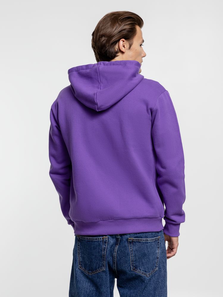 Толстовка на молнии с капюшоном Siverga Heavy, фиолетовая-3