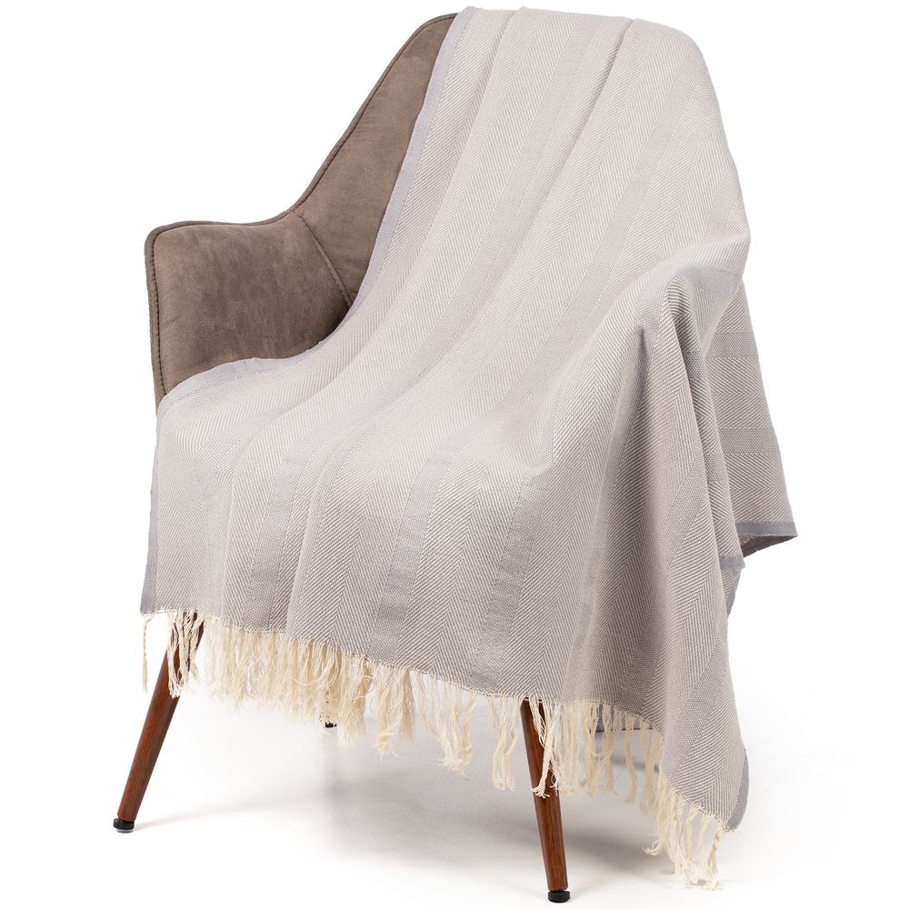 Плед «Сенеж», серый-1