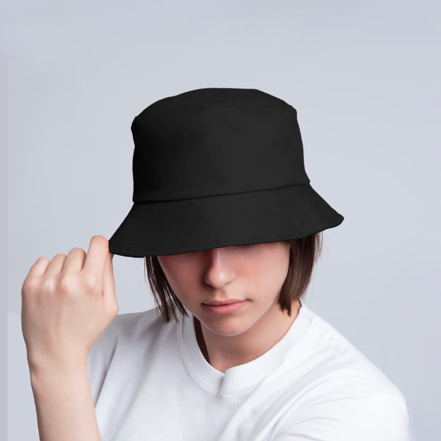 Хлопковая панама BRIM 250, черный-1