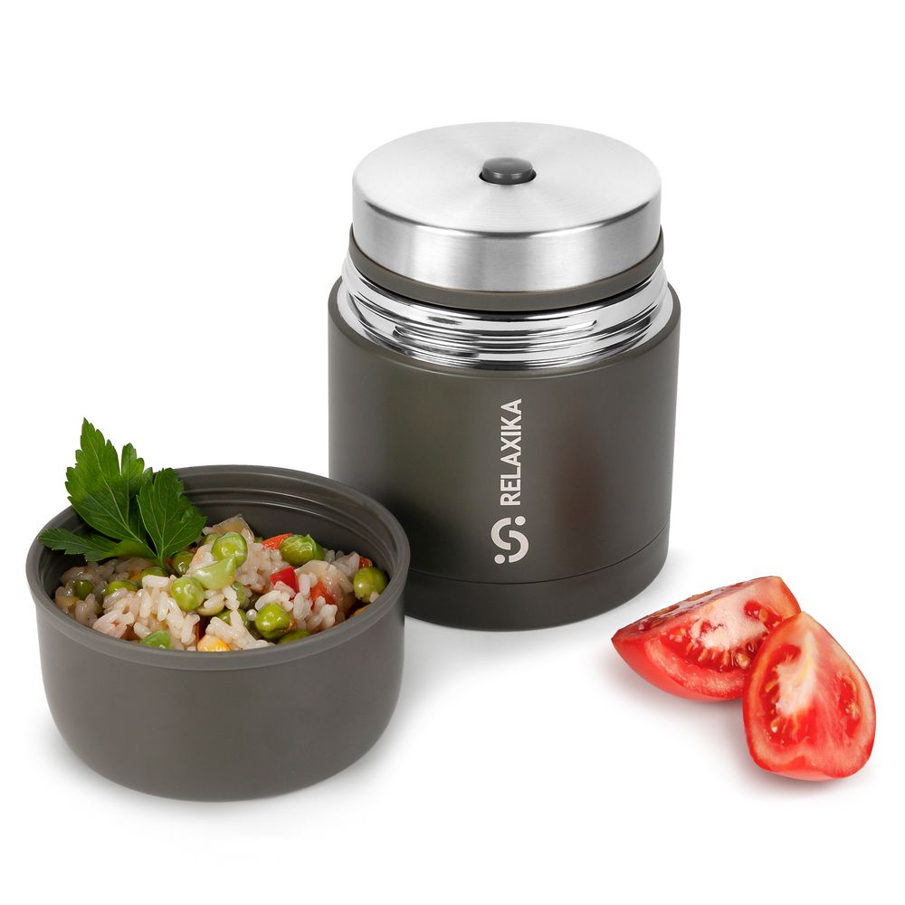 Термос для еды Relaxika 500, хаки-3