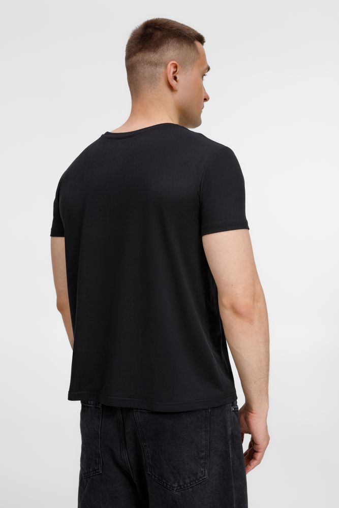 Футболка унисекс Senti, черная-4
