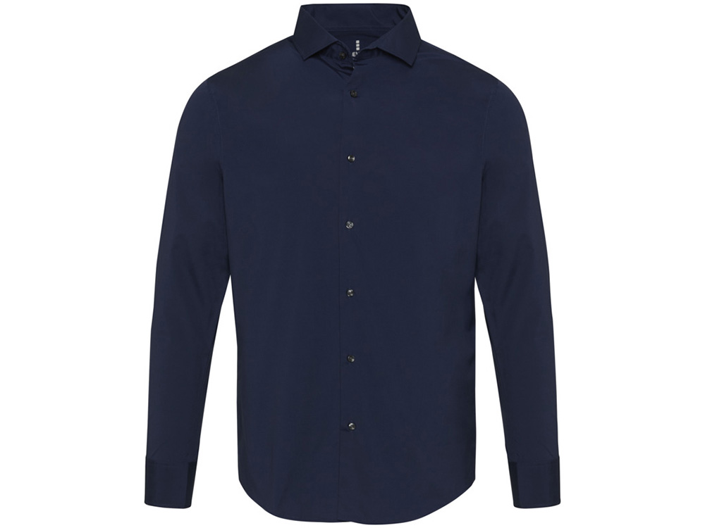 Carnelian мужская рубашка из поплина - Navy Blue-1