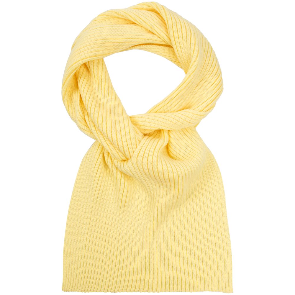 Шарф Yong, светло-желтый-3