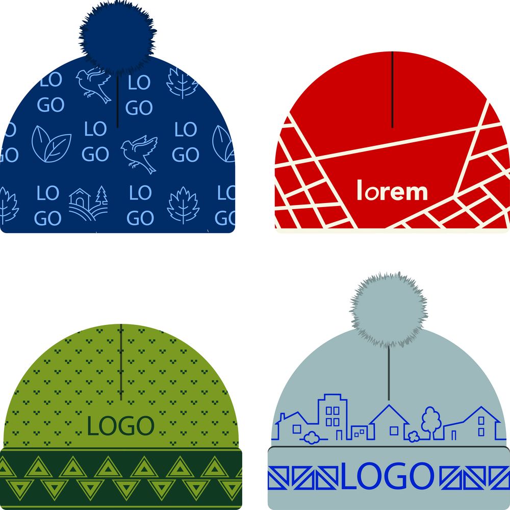 Шапка на заказ Tricksy Classic, полушерсть-1