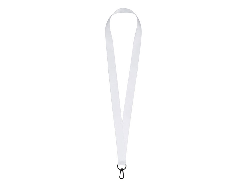 Ланъярд 2 см под сублимацию с трендовым карабином, черный-0