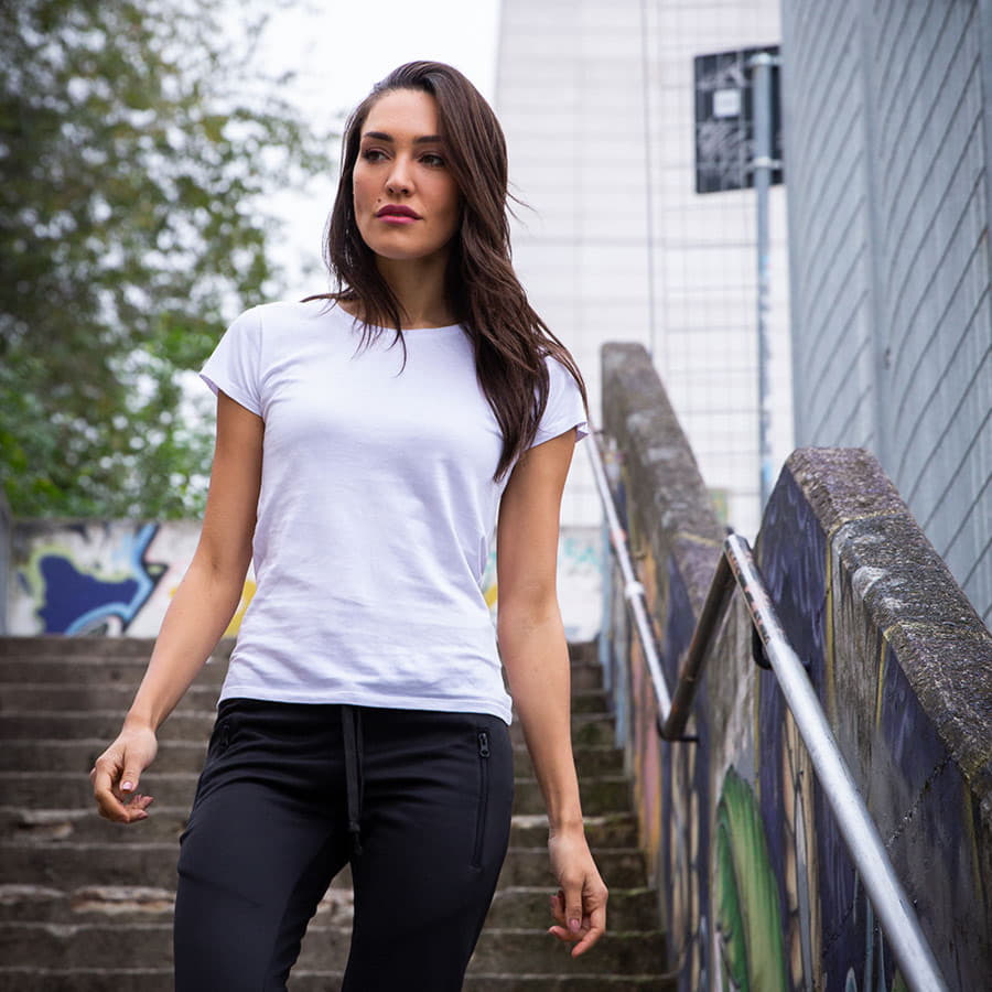 Футболка женская CALIFORNIA LADY 150, черный-3