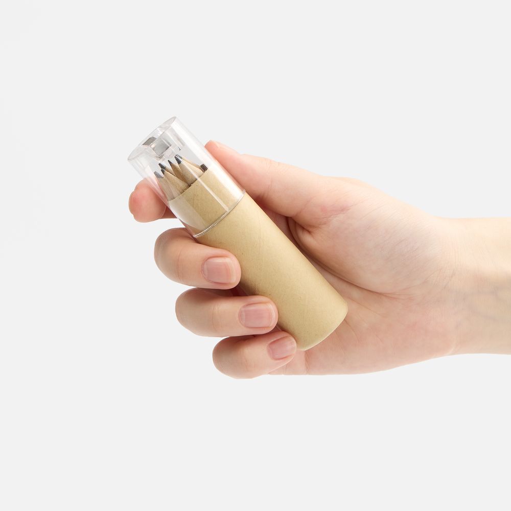 Набор карандашей Pencilvania Office с точилкой, прозрачный-2