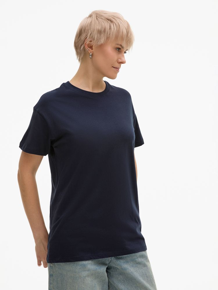 Футболка унисекс Regent 150, темно-синяя (navy)-6