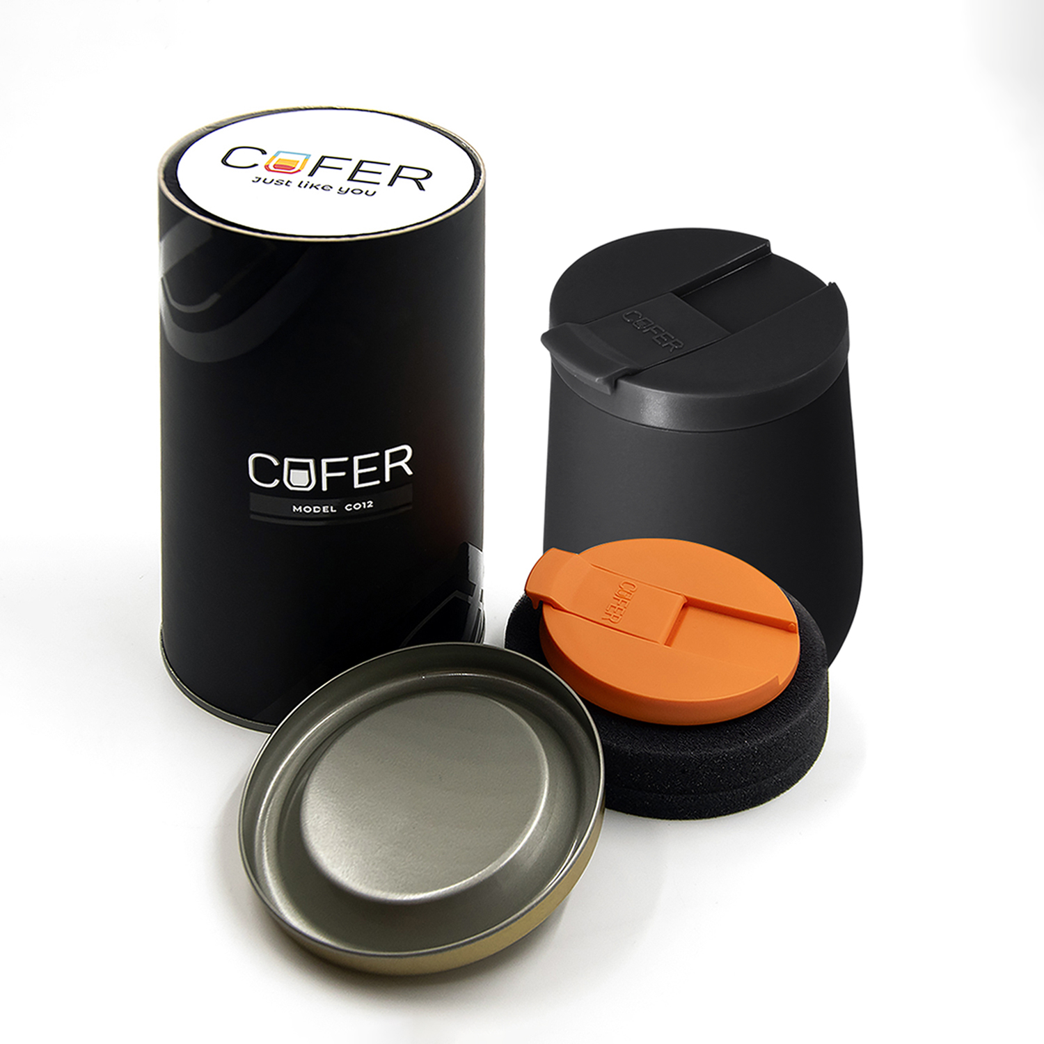 Набор Cofer Tube NEO DUO CO12s (М) black (чёрный с оранжевым)-0
