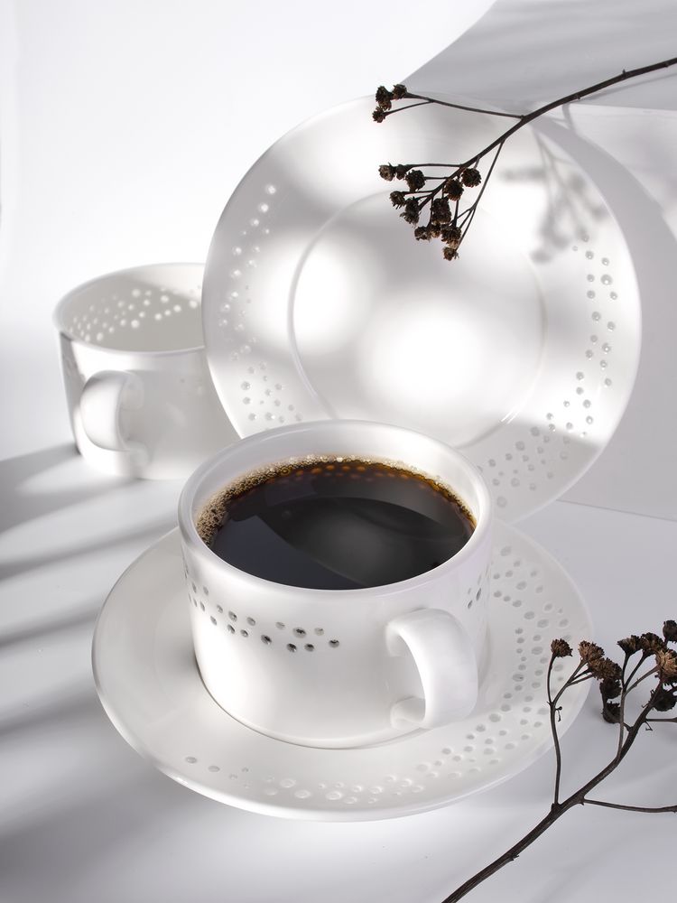 Набор Coralli Luziano на 2 персоны, белый-3