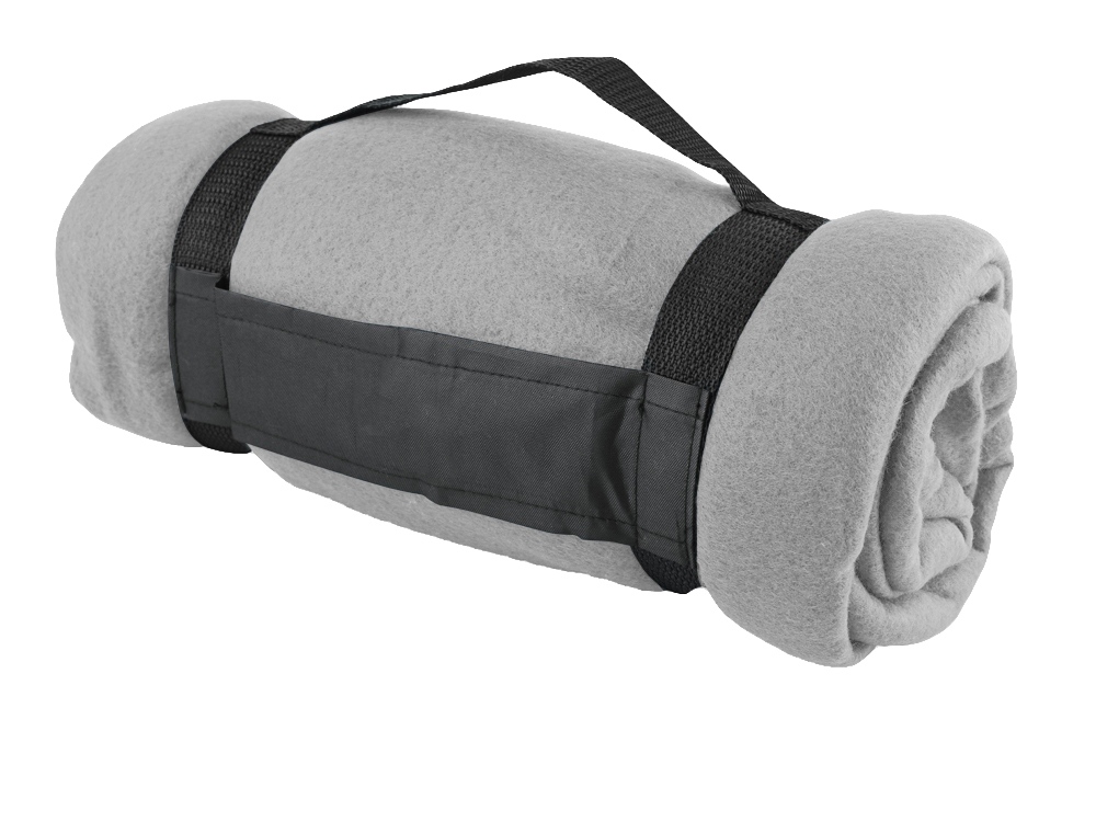 Плед Нежность, светло-серый-0