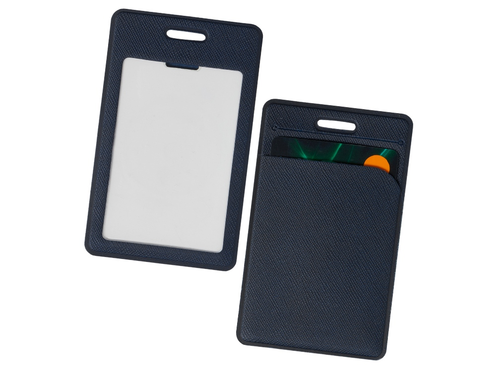 Карман вертикальный с дополнительным отделением Favor, темно-синий-1