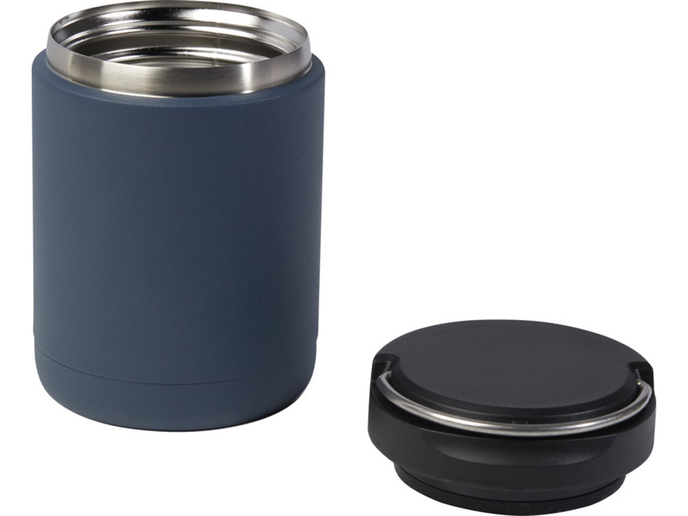 Пищевой контейнер Doveron объемом 500 мл из переработанной нержавеющей стали, синий ледяной-3