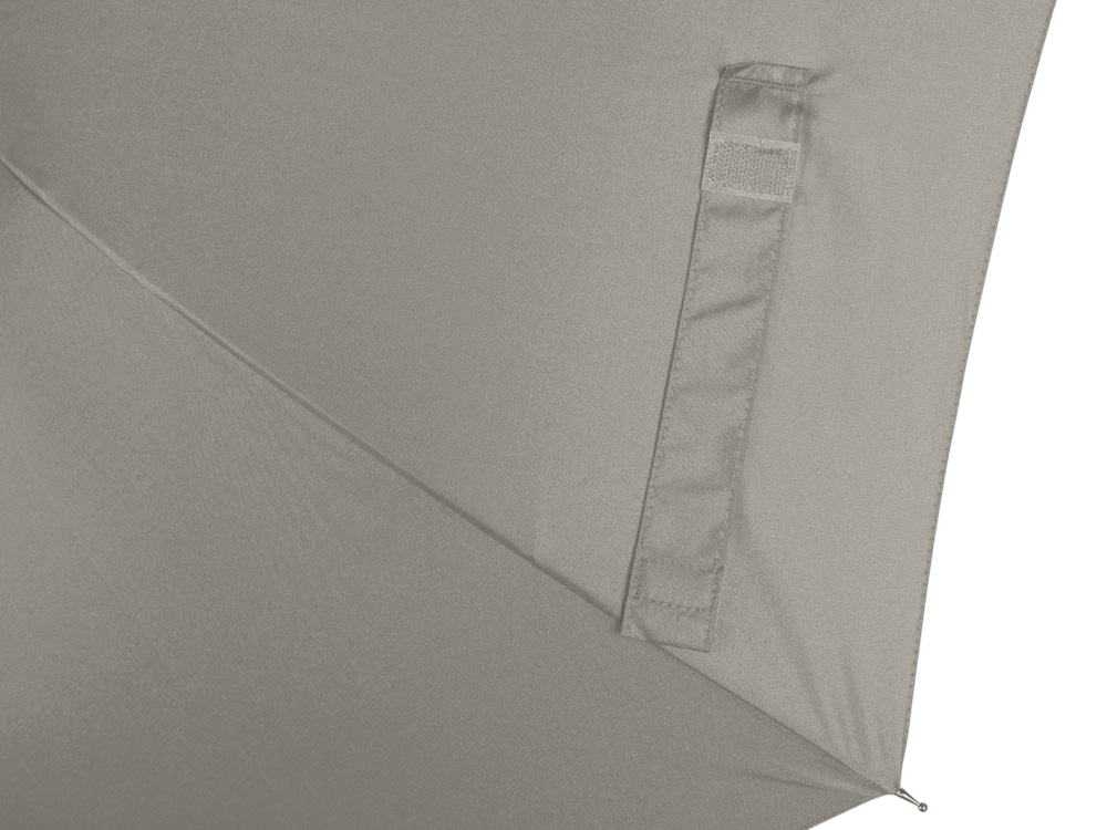 Зонт-трость Reviver с куполом из переработанного пластика, бежевый-6