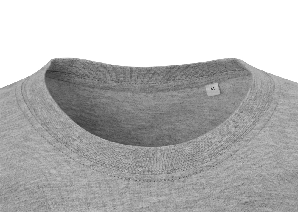 Футболка HD Fit короткий рукав с эластаном, мужская, серый меланж-6