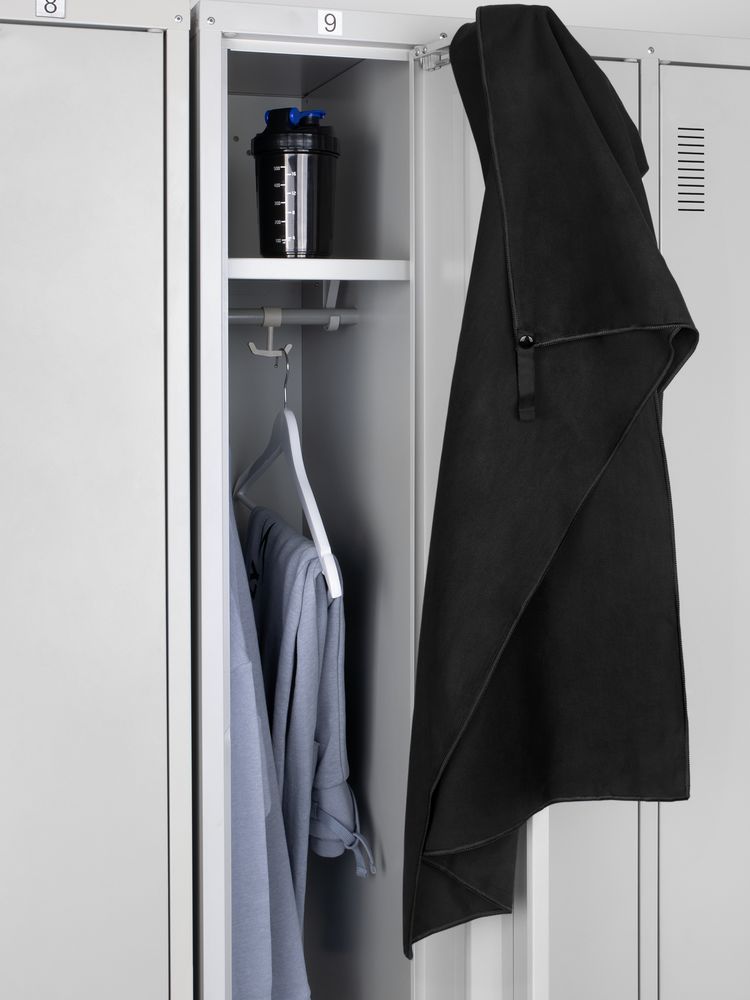 Полотенце спортивное Snaab, черное-8