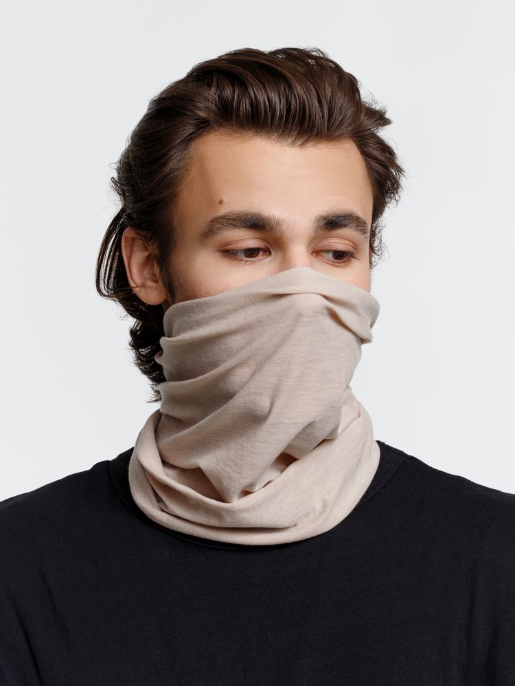 Многофункциональная бандана Dekko, бежевая-3