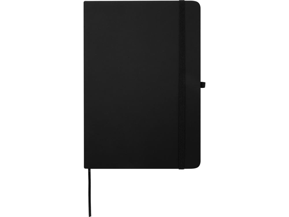 Блокнот Spectrum Plus формата A5 в твердой обложке - сплошной черный-1