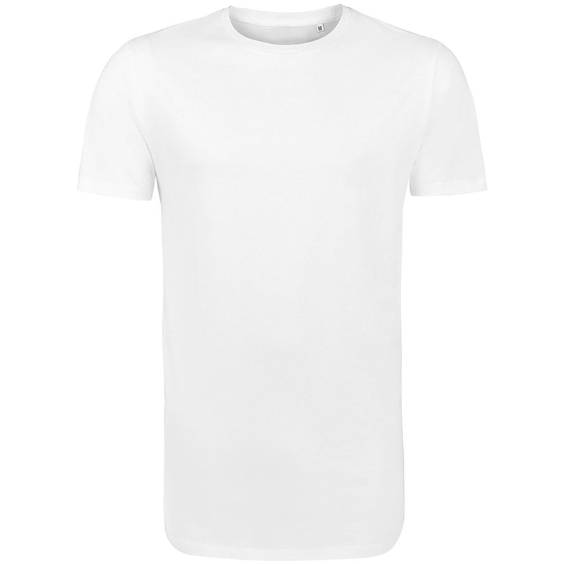 Футболка удлиненная Magnum, белая-0