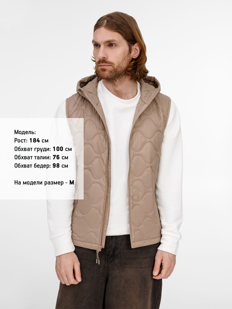 Жилет унисекс Tarnaby, бежевый-4