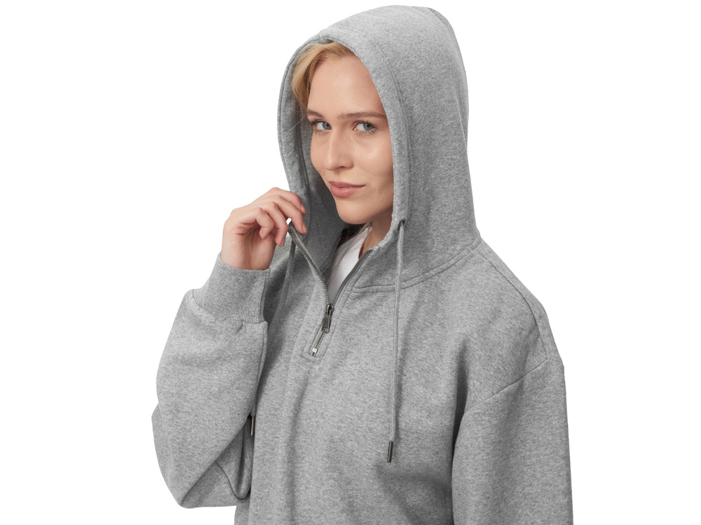 Худи Hamburg, серый меланж-6