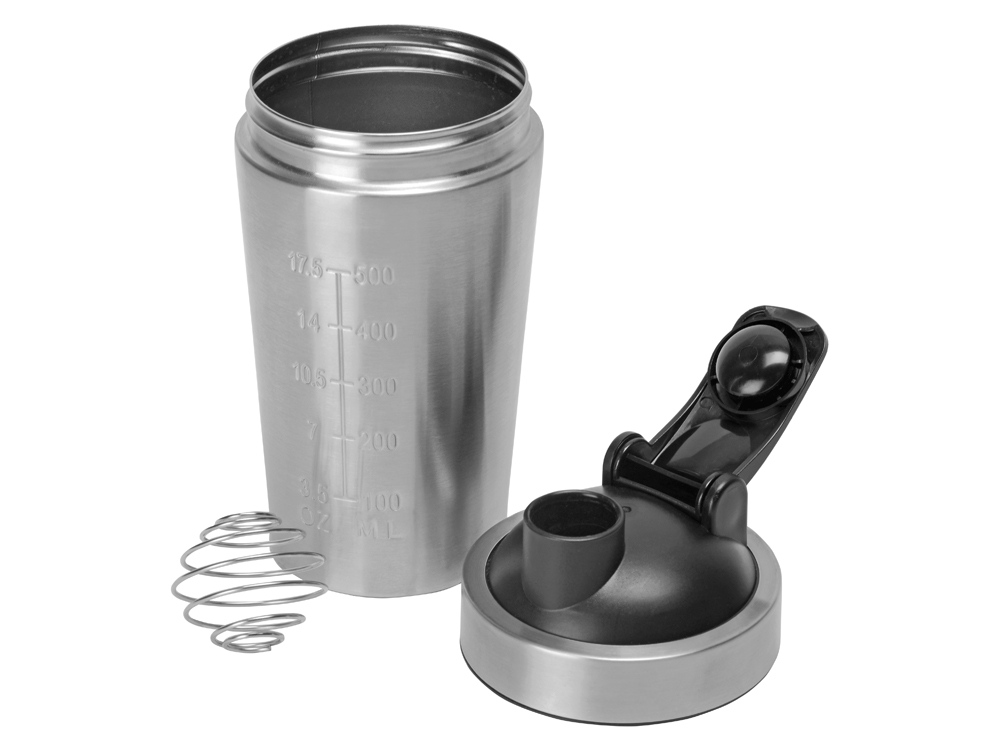 Спортивный шейкер из нержавеющей стали Top Up, 500 мл-2