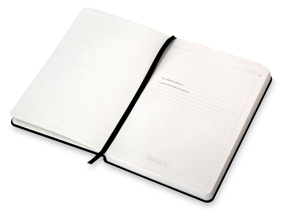 Бизнес-блокнот С3 софт-тач с магнитом, твердая обложка, 128 листов, черный-3