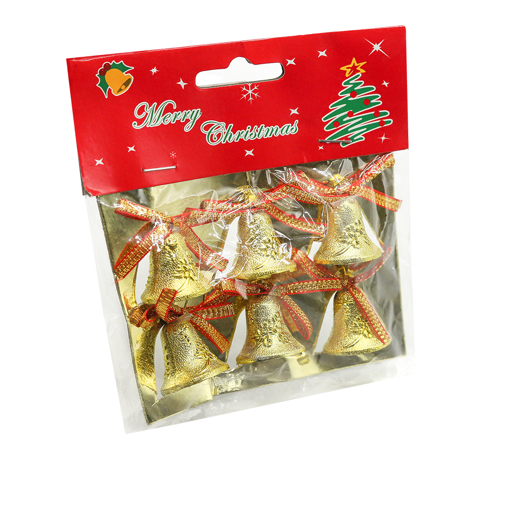 Набор пластиковых колокольчиков, Золотой-1