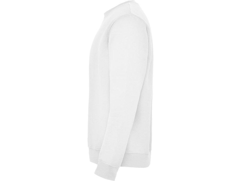 Свитшот с начесом Clasica унисекс, белый-2