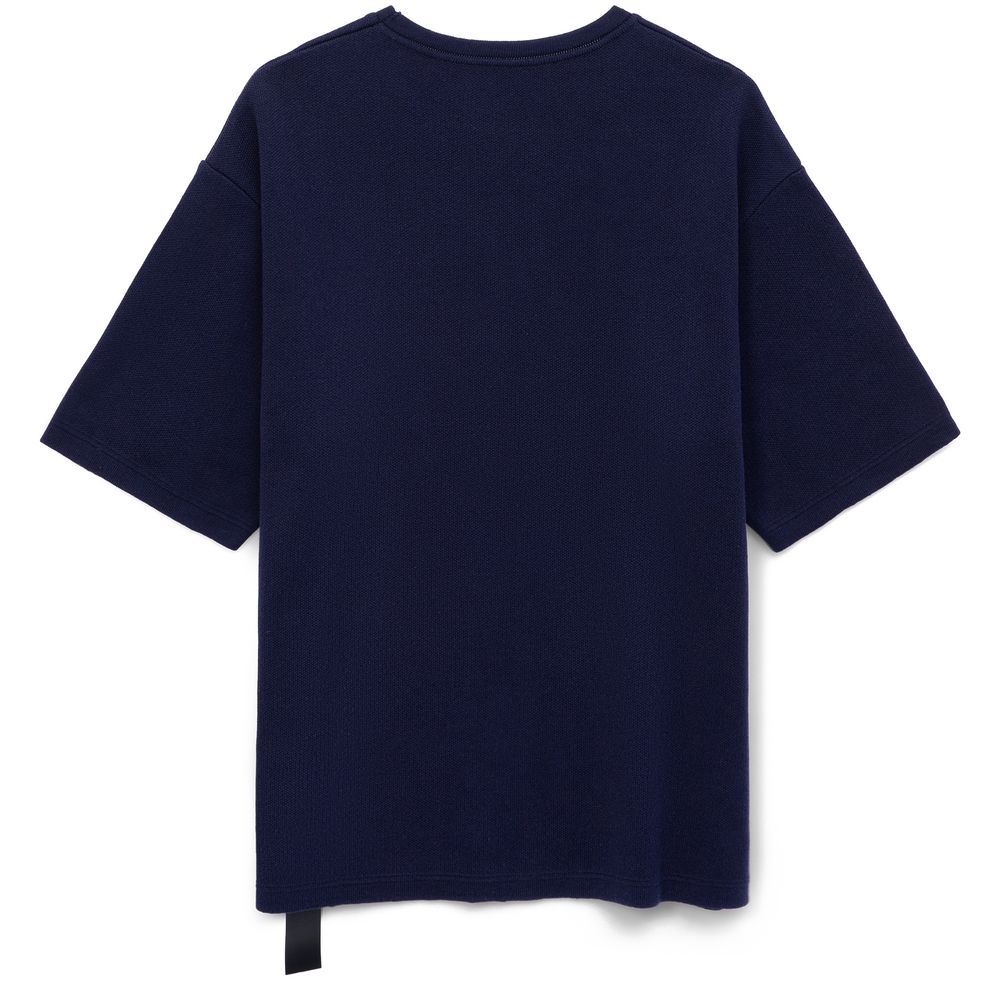 Джемпер с коротким рукавом Siluetti Volumica, темно-синий-1