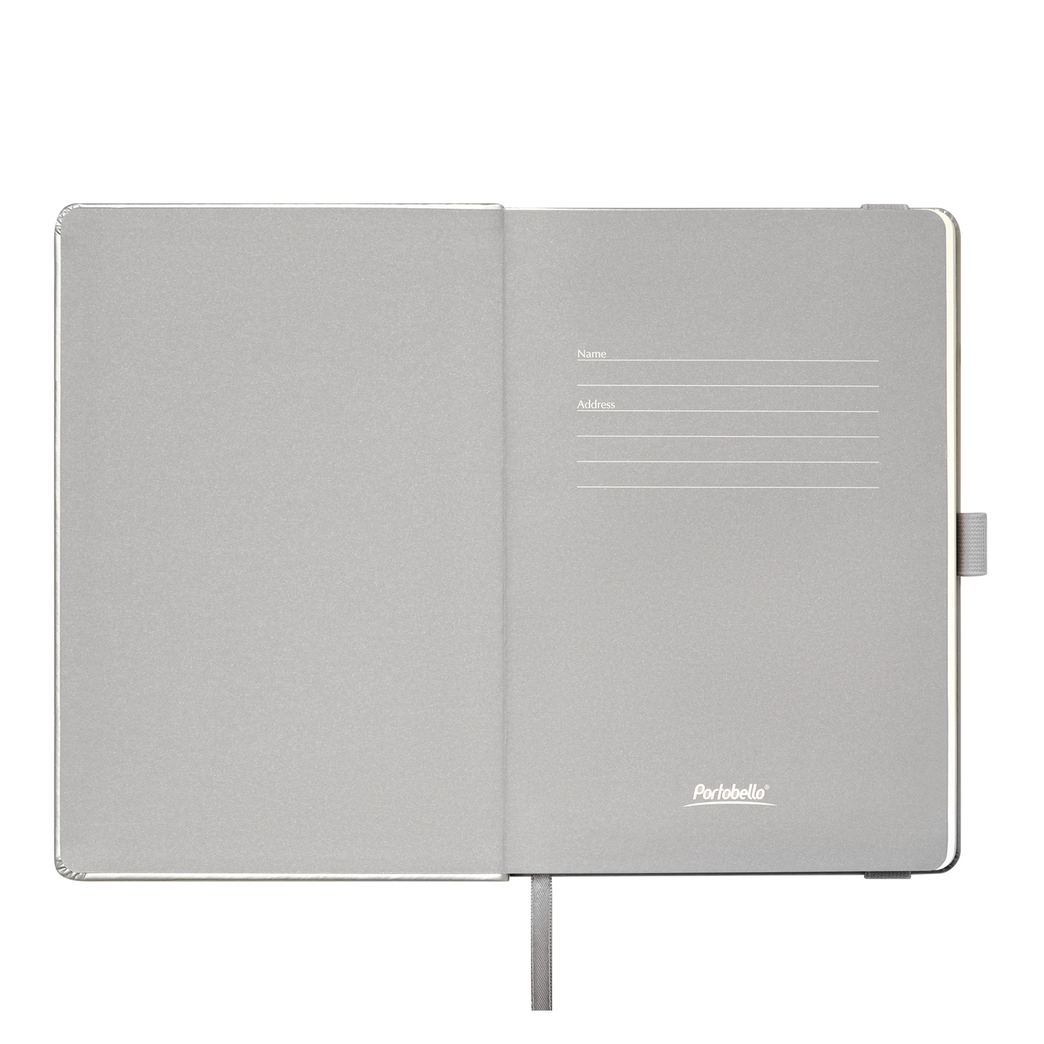 Ежедневник Альфа (Alpha) недатированный, серебро/серый-6