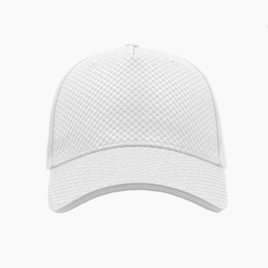 Бейсболка GEAR, 5 клиньев, застежка на липучке, белый-3