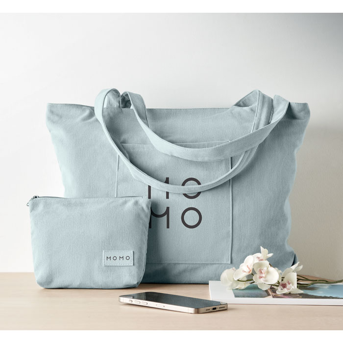 Сумка для покупок, голубой-5