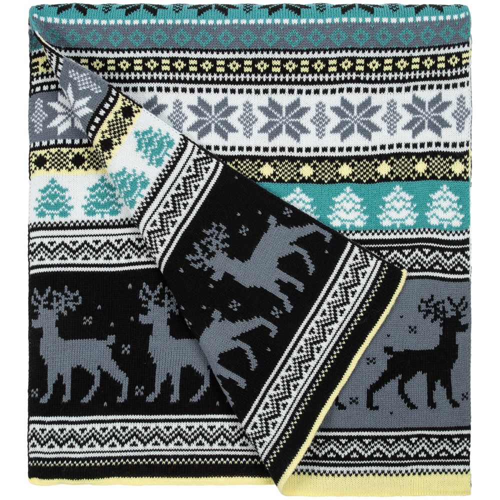 Шарф Mirakler, зеленый с желтым-1