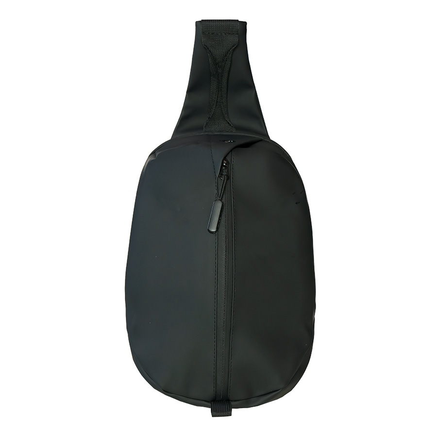 Сумка на плечо  водостойкая "Sling", чёрный, 33 х 18 х11 см, 100%  полиуретан, черный-0