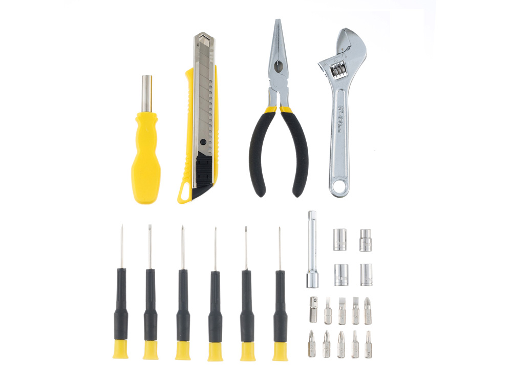 Набор инструментов Stinger, 25 инструментов, в пластиковом кейсе, 230x180x50 мм, серый-2